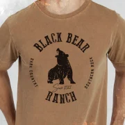 Camiseta Circle Marrom Black Bear Ranch