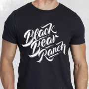 Camiseta Preta Logo Black Bear Ranch