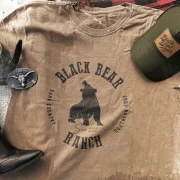 Camiseta Circle Marrom Black Bear Ranch